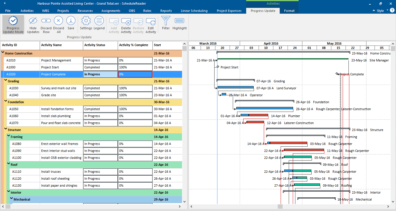 Software oplossingen - ScheduleReader